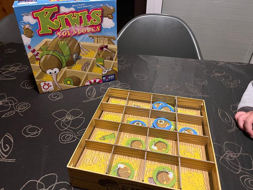 Flying Kiwis on the table, photo by Bruno Circulo Friki