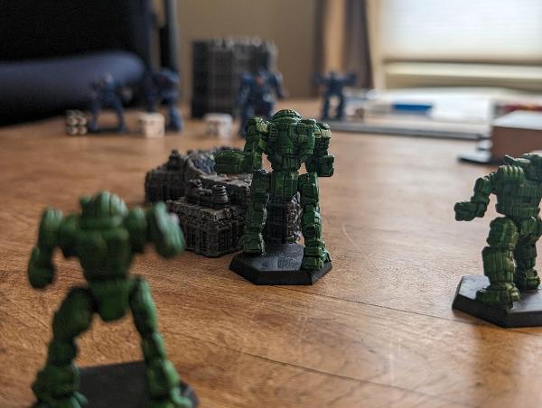BattleTech: Alpha Strike Box Set på bordet, bilde av Brandon Storm