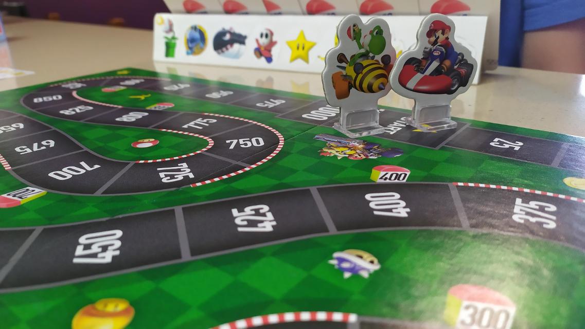 Mille Bornes: Mario Kart on the table, photo by Daniel