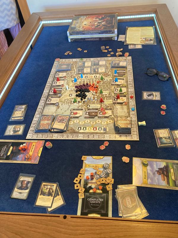 Lords of Waterdeep sul tavolo, foto di David