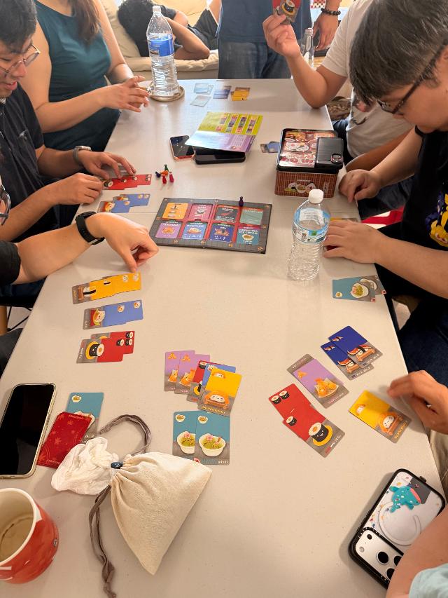 Sushi Go Party! on the table, photo by Paige