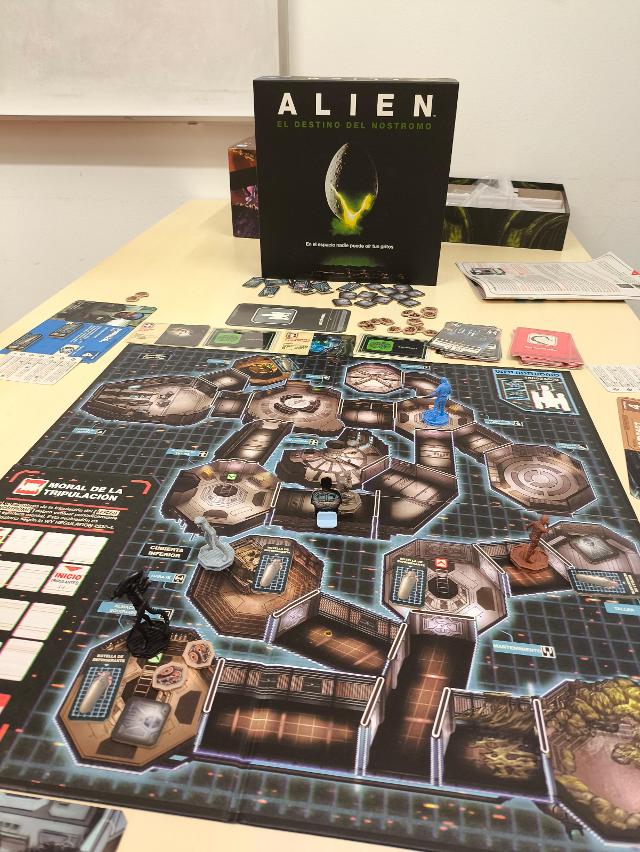 ALIEN: Fate of the Nostromo on the table, photo by Heldisil