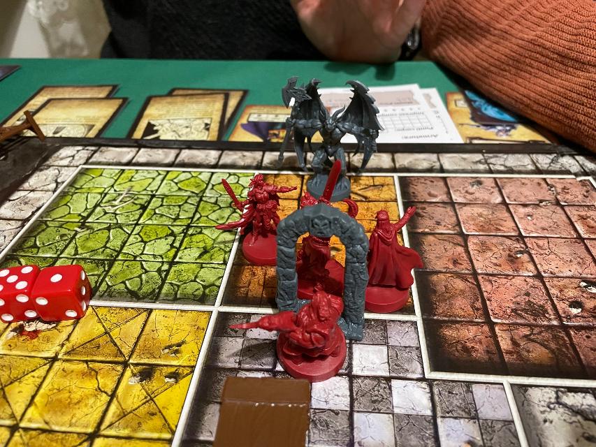 HeroQuest pöydällä, kuva: Kekko