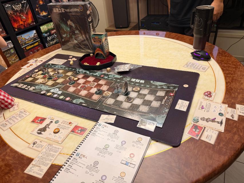 Vagrantsong na mesa, foto de Paige