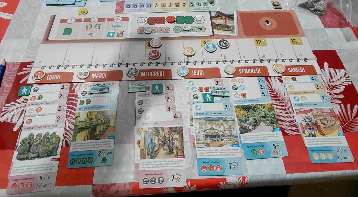 Let's Go! To Japan on the table, photo by Fran Loga