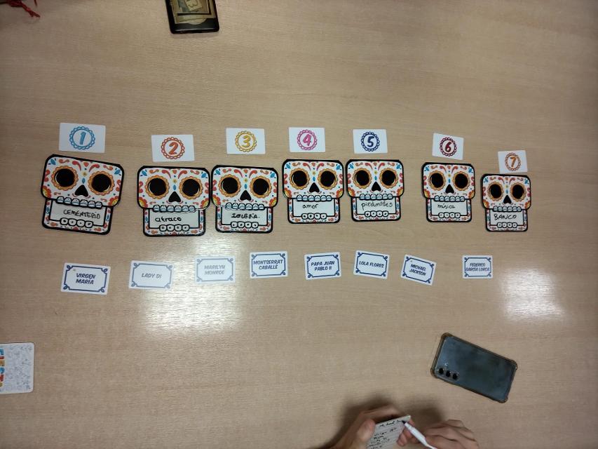 Fiesta de los Muertos sobre la taula, foto de Amy