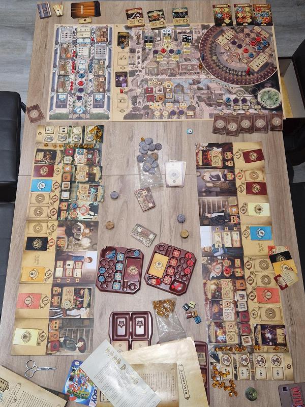 Trickerion: Collector's Edition on the table, photo by Pere