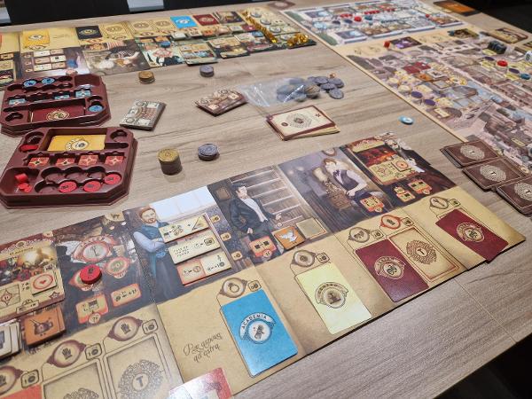 Trickerion: Collector's Edition on the table, photo by Pere