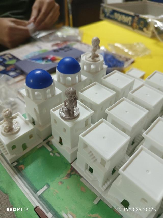 Santorini on the table, photo by MarFe MaAn