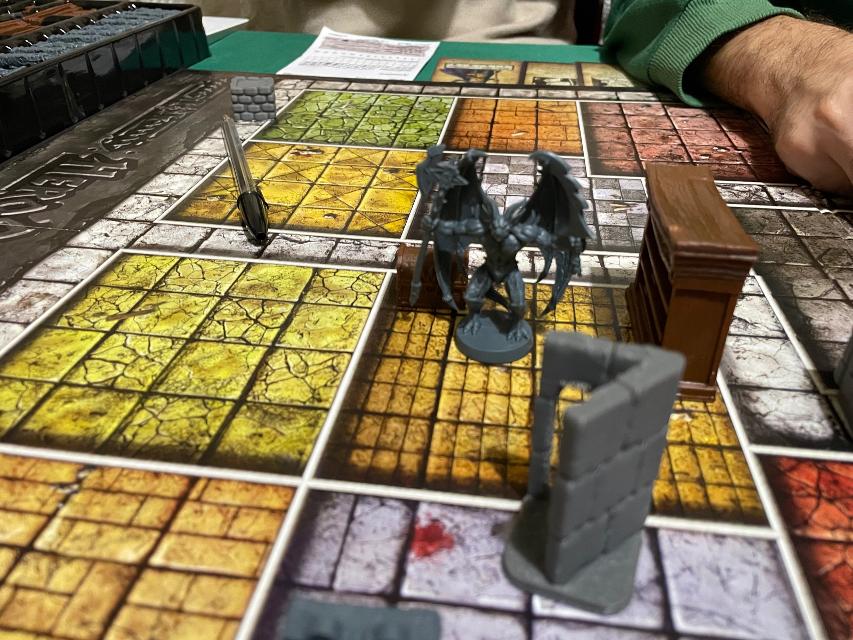 HeroQuest pöydällä, kuva: Kekko