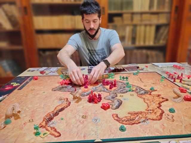 Dune: War for Arrakis on the table, photo by Dani Gómez