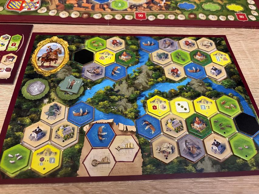The Castles of Burgundy on the table, photo by Manelonix