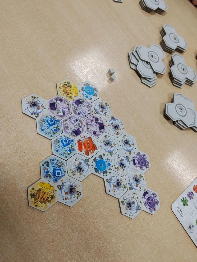 Akropolis på bordet, bilde av Amy