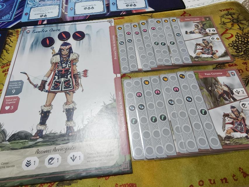 Wraith & The Giants on the table, photo by Josele