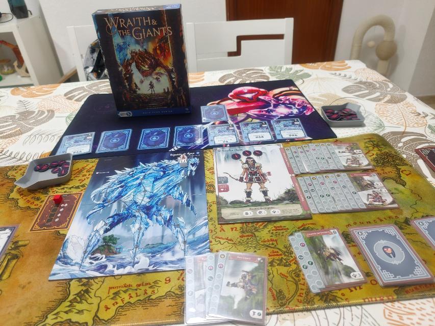 Wraith & The Giants on the table, photo by Josele