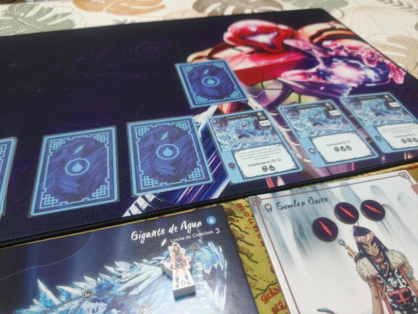 Wraith & The Giants on the table, photo by Josele