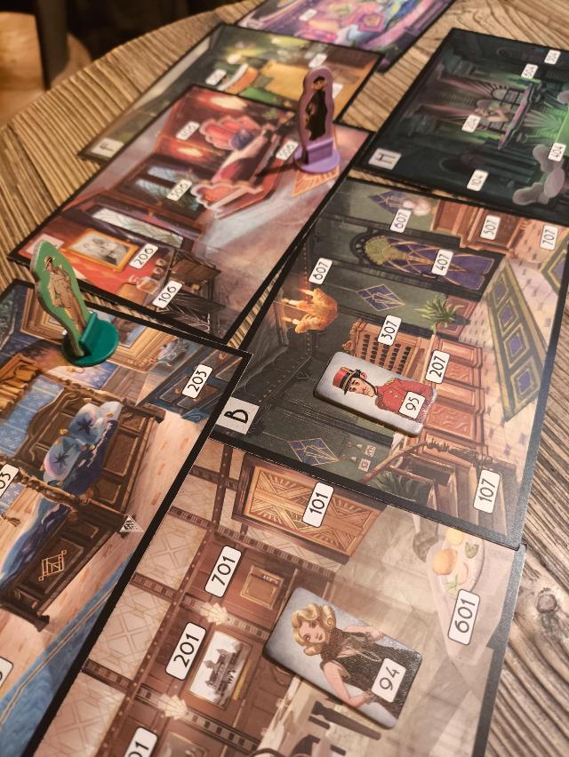 Adventure Games: The Grand Hotel Abaddon on the table, photo by Heldisil