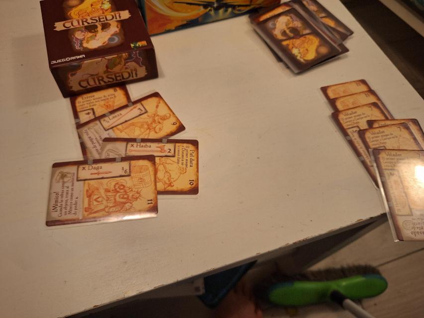 Cursed!? on the table, photo by Artur Rodríguez Coma