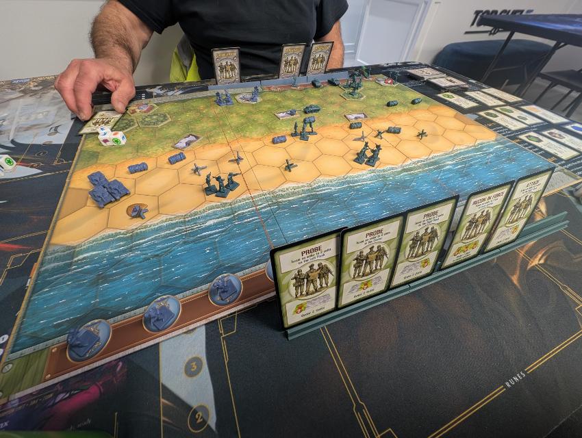 Memoir '44 on the table, photo by Brandon Storm
