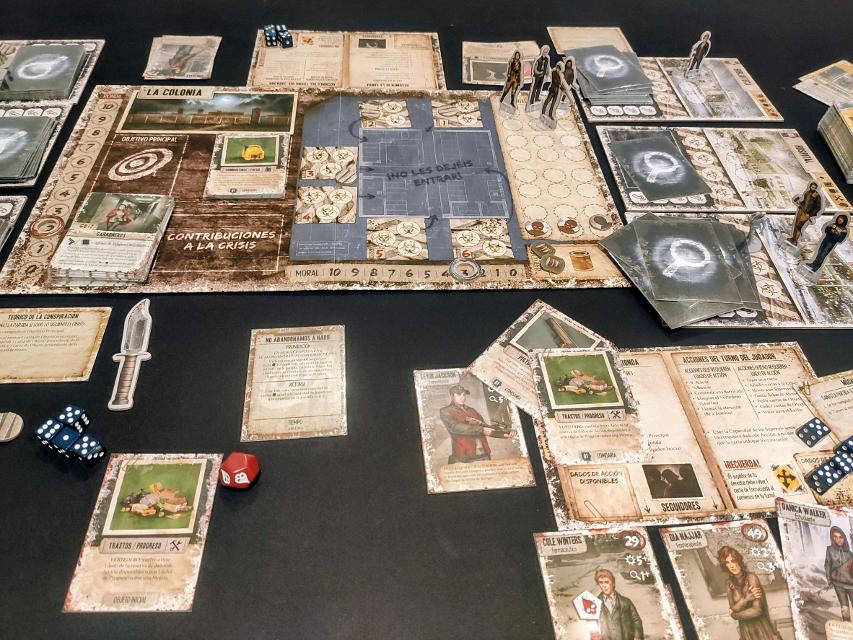 Dead of Winter: The Long Night on the table, photo by Mario Estruch