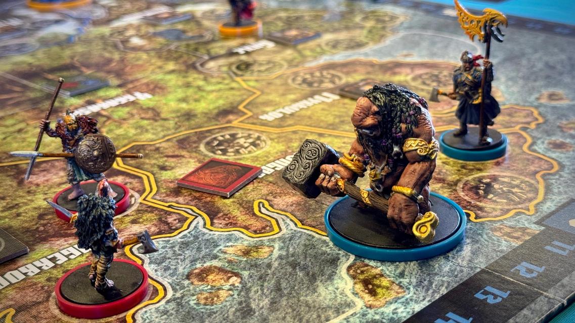 Blood Rage sul tavolo, foto di Dídac