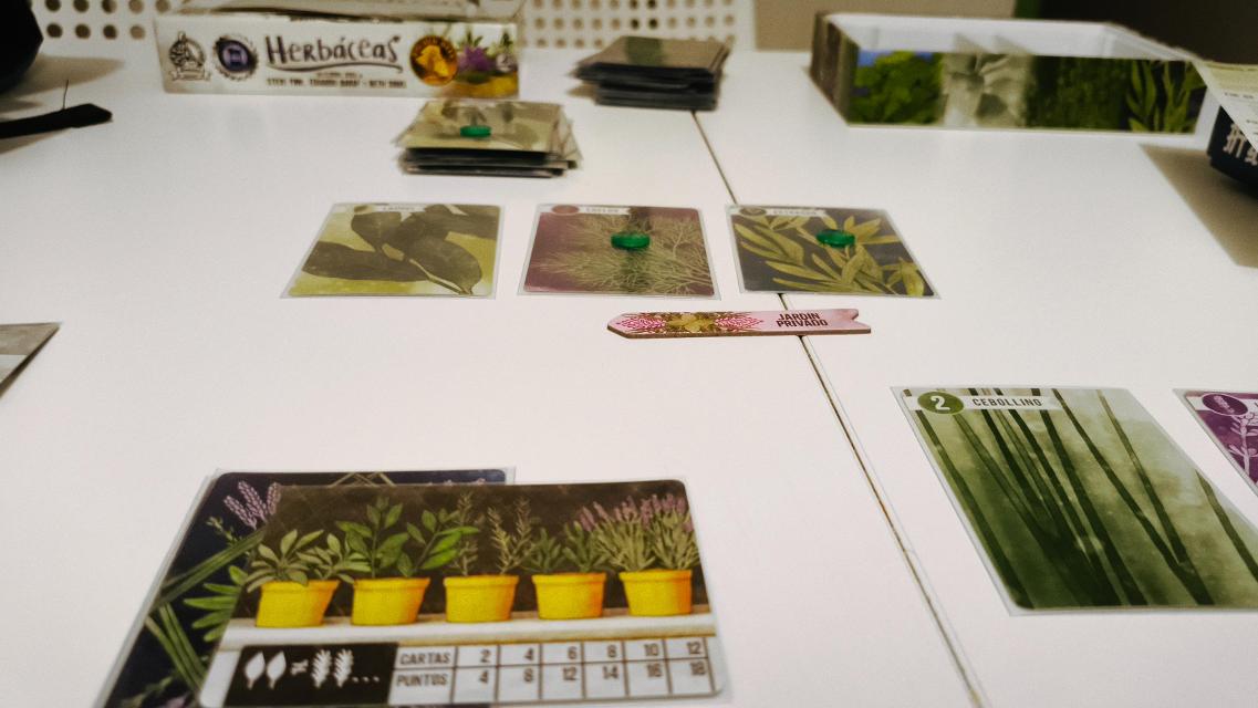 テーブル上のハーベイシャスカードゲーム（写真：Mochilo）
