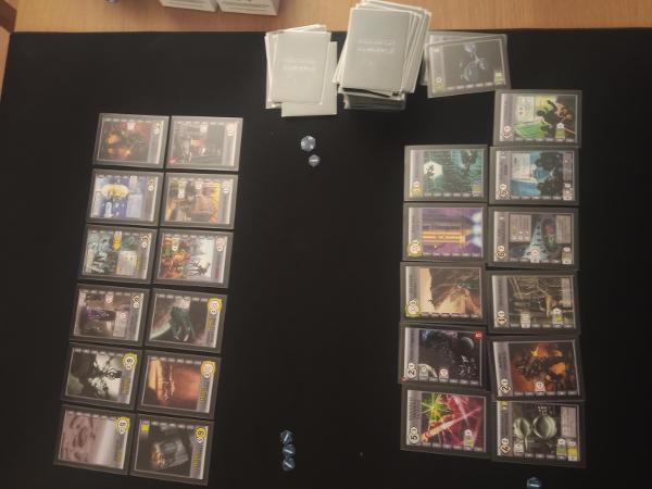 Race for the Galaxy on the table, photo by santi3b