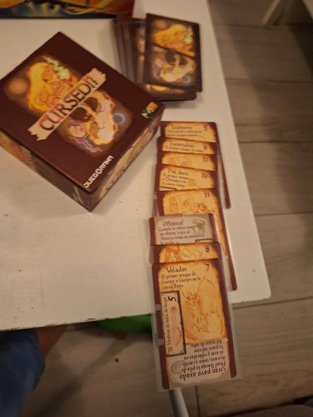 Cursed!? on the table, photo by Artur Rodríguez Coma