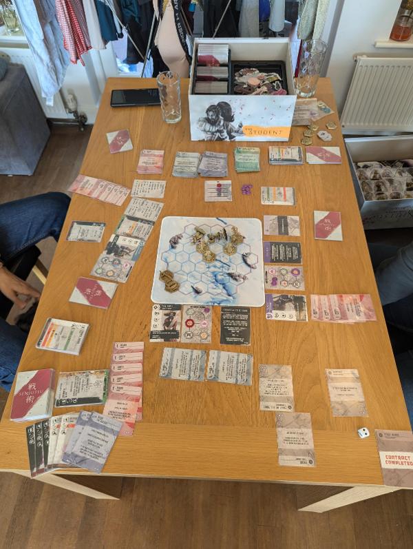 Senjutsu: Battaglia per il Giappone sul tavolo, foto di Blaine