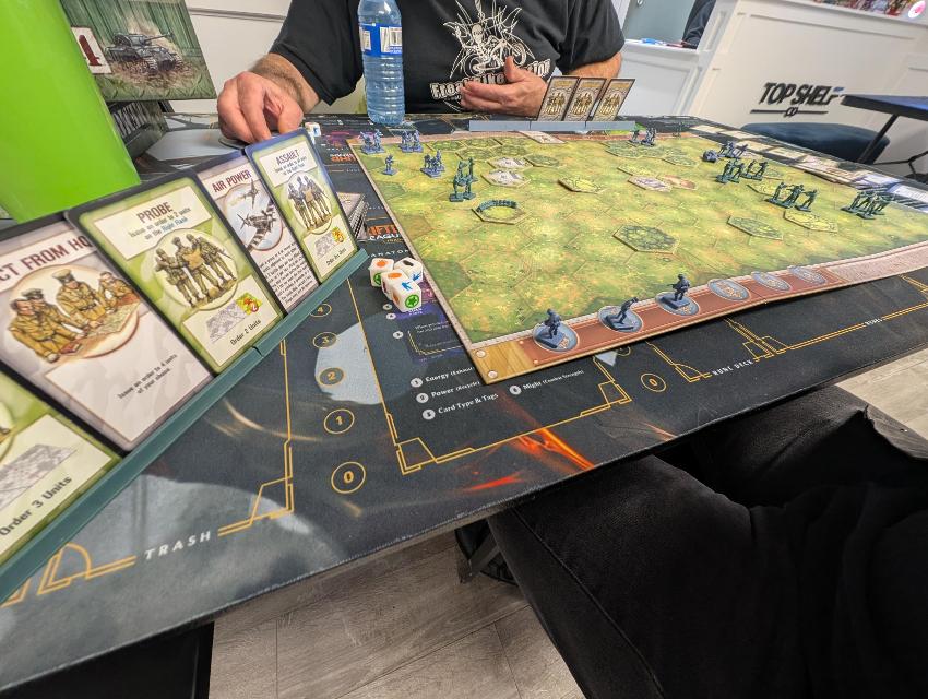 Memoir '44 on the table, photo by Brandon Storm