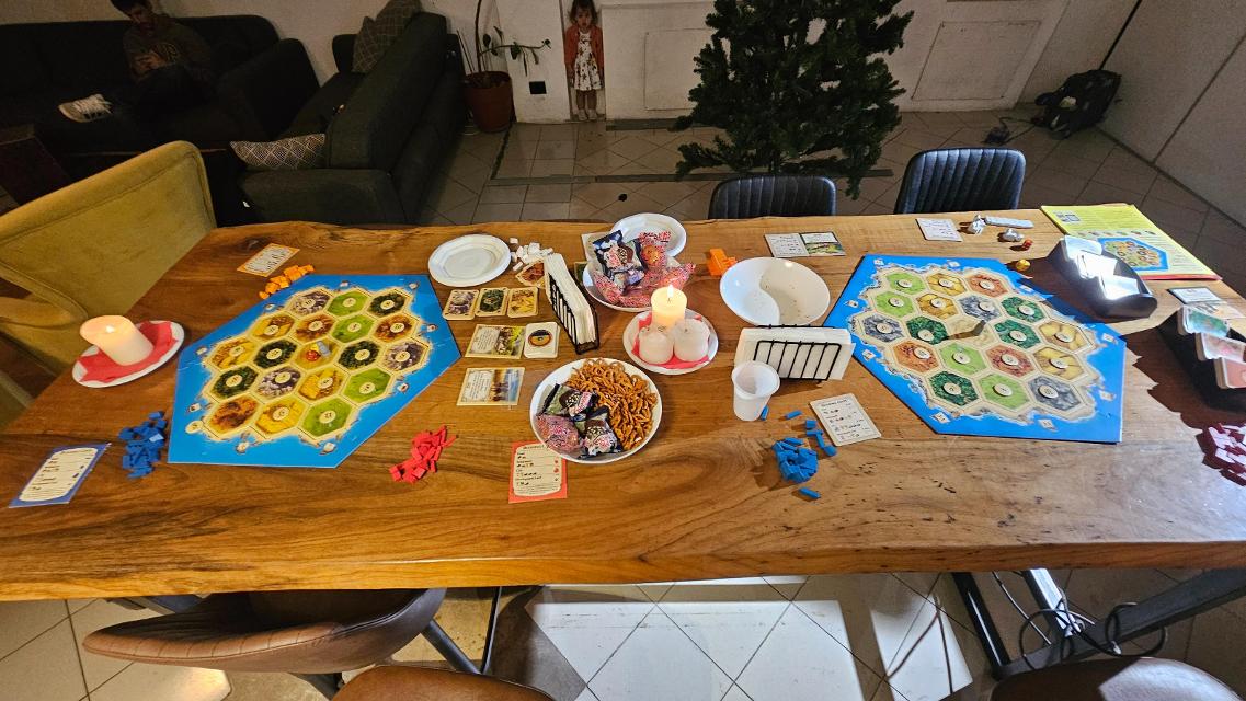 Catan on the table, photo by Gent Canaj