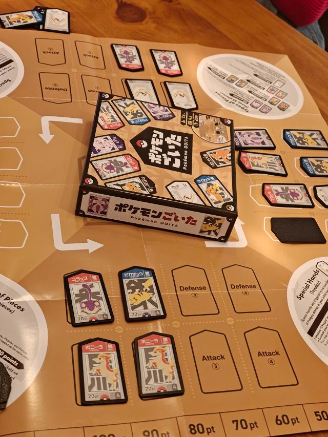 Pokémon GOITA on the table, photo by Pau MA