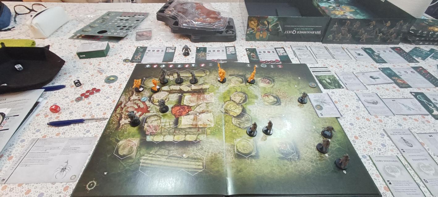 Warhammer Quest: Darkwater on the table, photo by Viafora - Francesc