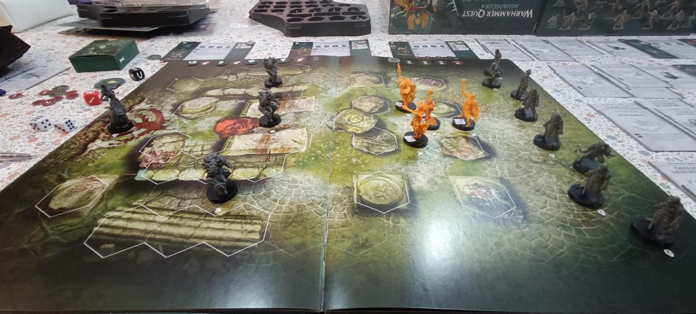 Warhammer Quest: Darkwater on the table, photo by Viafora - Francesc
