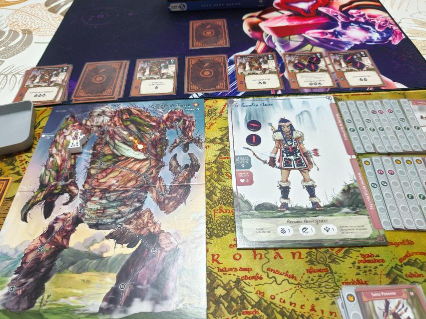 Wraith & The Giants on the table, photo by Josele