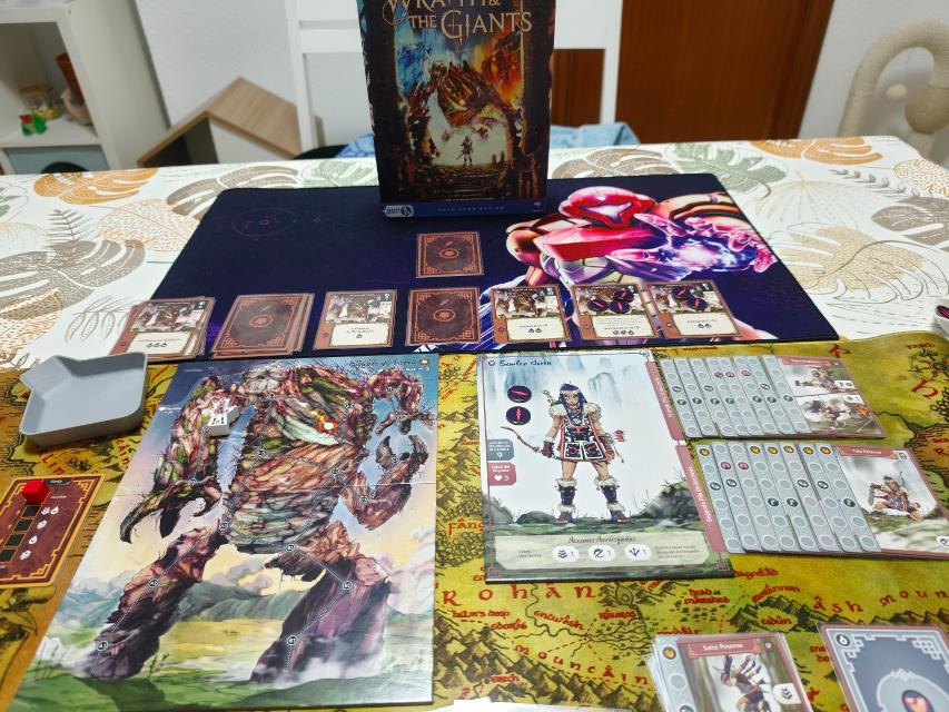 Wraith & The Giants on the table, photo by Josele