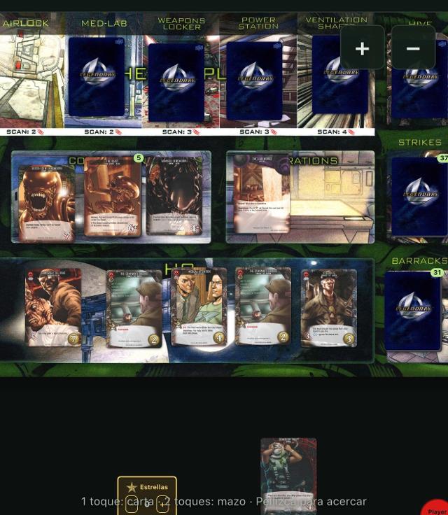 Legendary Encounters: An Alien Deck Building Game pe masă, fotografie de neogeneration