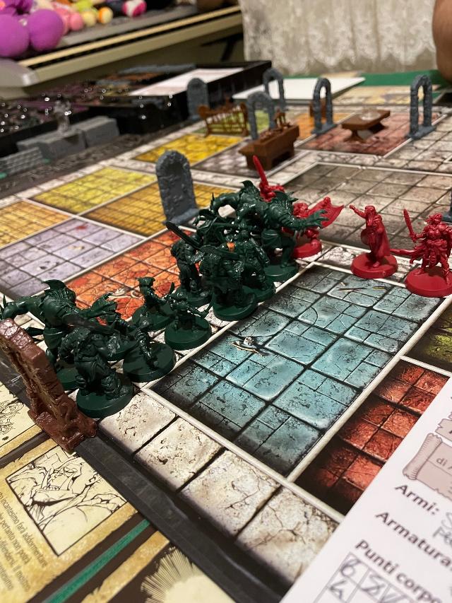 HeroQuest pöydällä, kuva: Kekko