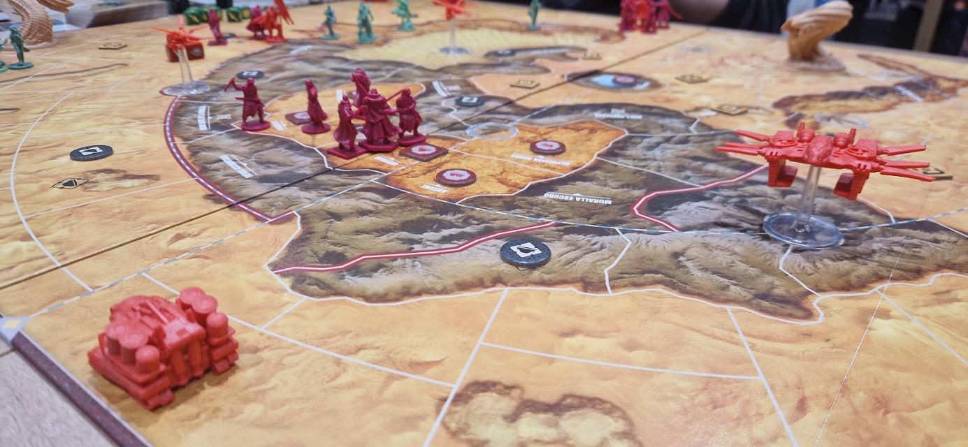 Dune: War for Arrakis on the table, photo by Pere