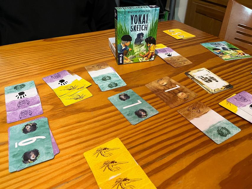 Yokai Sketch on the table, photo by Bruno Circulo Friki