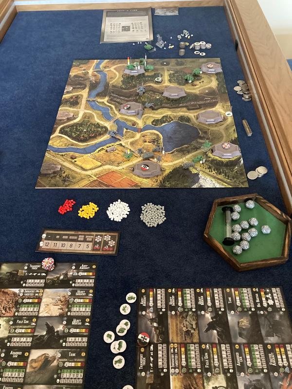 Trench Club on the table, photo by David