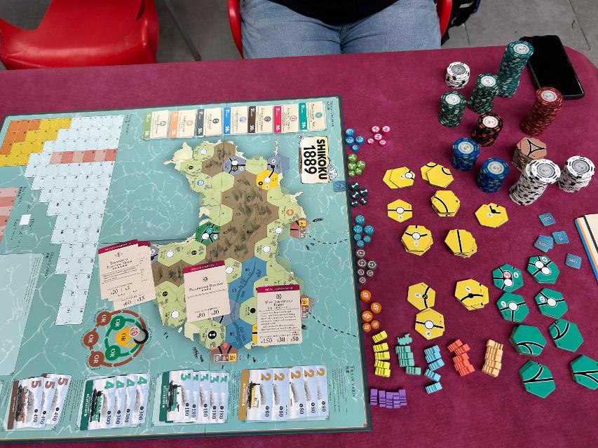Shikoku 1889 on the table, photo by Enol Martínez Pérez “MrTaikyo”