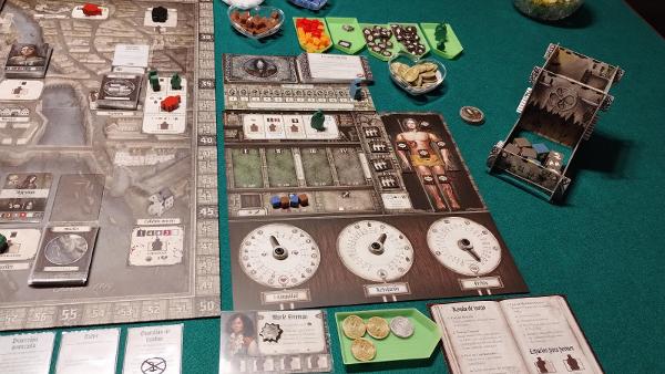 Abomination: The Heir of Frankenstein on the table, photo by Merche