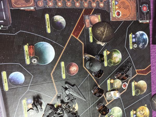 Star Wars: Rebellion på bordet, foto af Diego