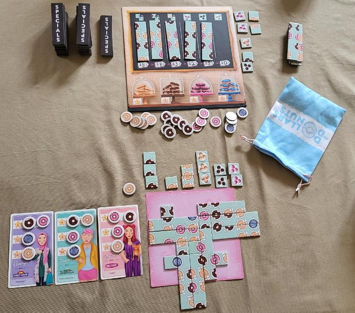 Dollars to Donuts on the table, photo by Charlotte