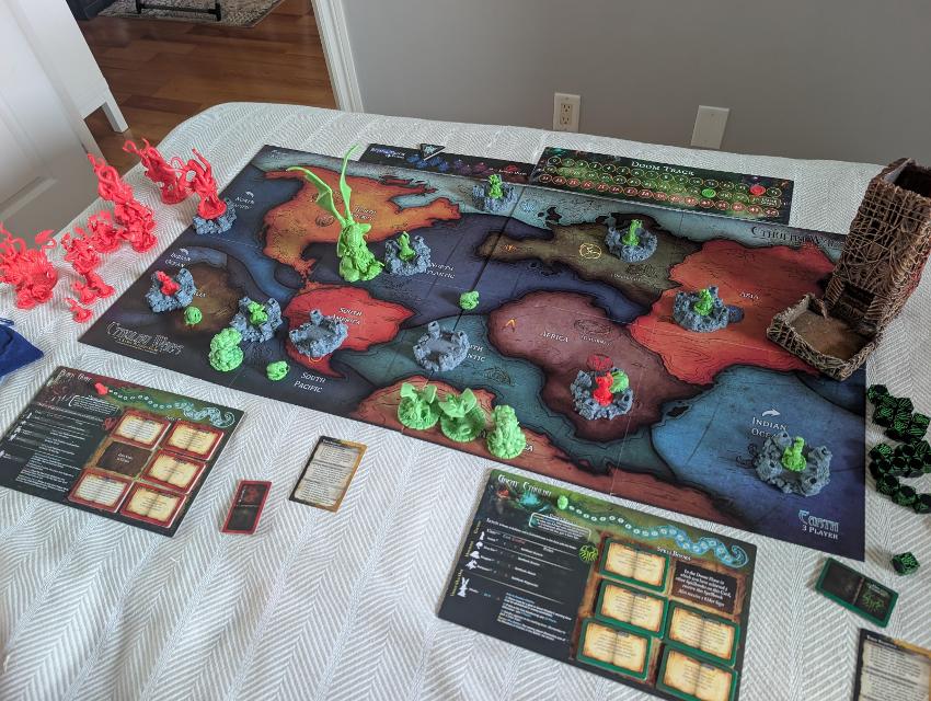Cthulhu Wars na stole, foto: Brandon Storm