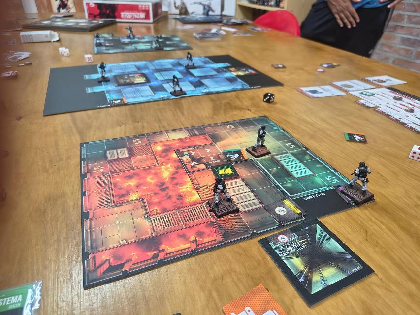 Metal Gear Solid: The Board Game on the table, photo by Brutal