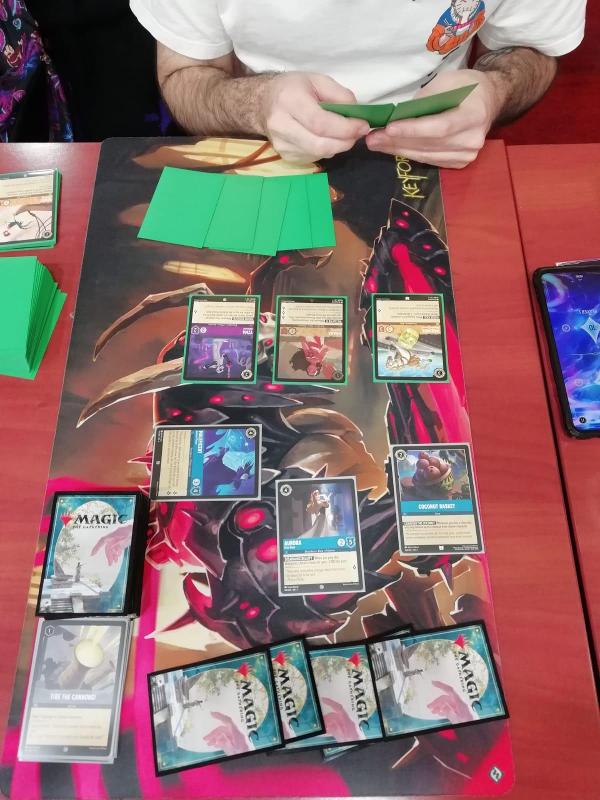 Disney Lorcana on the table, photo by Shinychi3