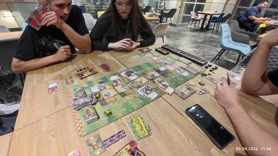 Blood Bowl: Team Manager – The Card Game on the table, photo by FazerGD