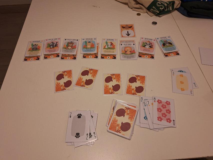 For Northwood! A Solo Trick-Taking Game på bordet, foto af Artur Rodríguez Coma